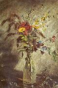 John Constable Flowers in a glass vase, study oil painting artist